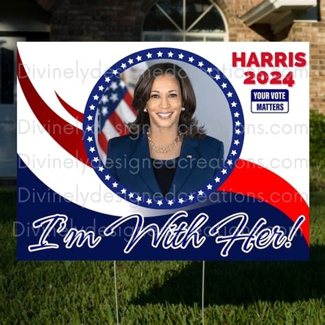 Kamala Harris 2024 Yard Signs Etsy