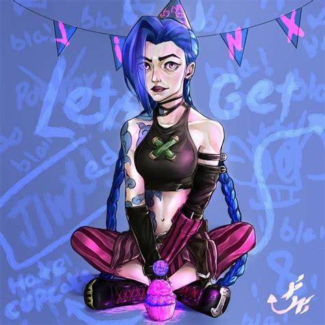 Jinx Of League Of Legends Fan Art Zelda Characters League Of Legends