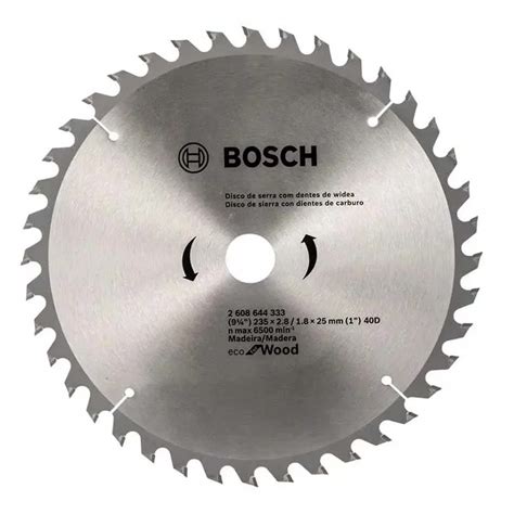 DISCO ECO WOOD 10 40T BOSCH Torniacero Soluciones Para La Industria