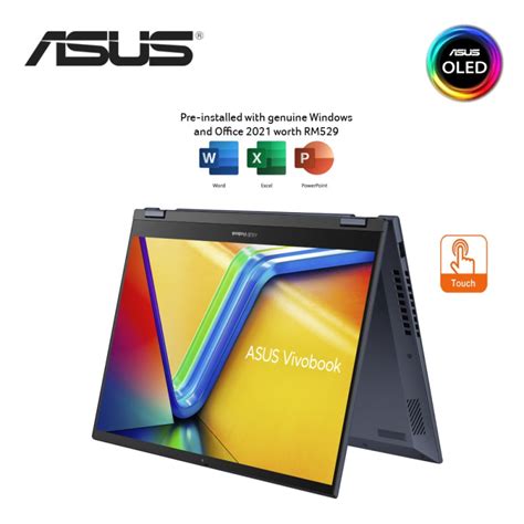 Asus Vivobook S Flip Oled Tn Y Akn Wsm K Touch In