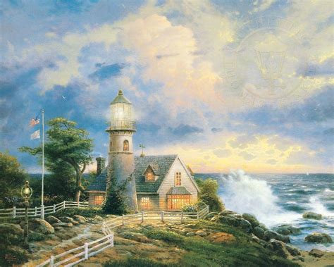 Thomas Kinkade Paintings Lighthouse