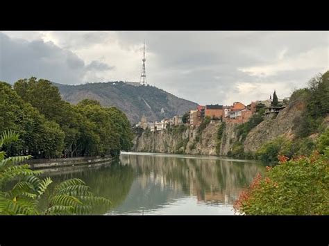 Тбилиси Фантастический вид на старый город Место для съёмок красивых