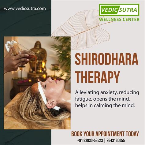 Benefits Of Shirodhara - Vedic Sutrra Wellness Center