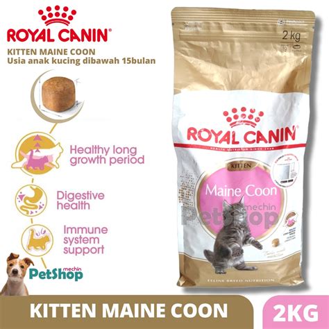 Jual ROYAL CANIN MAINE COON KITTEN 2KG MAKANAN KHUSUS KUCING RAS