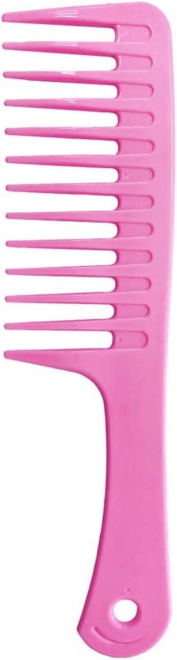 NuAngela Wide Tooth Comb Large Handle Detangler Smooth Hair Combs For