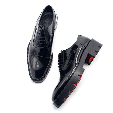 Red Bottom Handmade Oxfords Men Formal Business Shoes Wedding Party