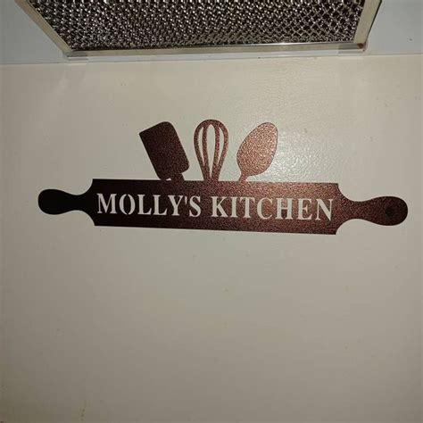 Custom Metal Sign For Kitchen Nanas Kitchen Metal Sign Personalized