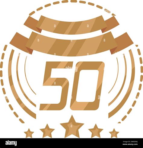 50th Anniversary Badge Stock Vector Image And Art Alamy