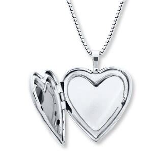 Heart Locket Necklace Diamond Accents Sterling Silver | Kay