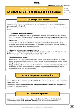 10 Fiches de révision UE 1 Fondamentaux du Droit Cours DCG