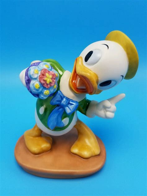 Wdcc Disney Tag Along Trouble Huey Mr Duck Steps Out Donald Duck Nib