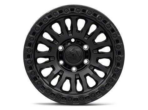 Fuel Wheels F Super Duty Rincon Matte Black With Gloss Black Lip