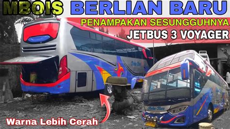 Penampakan Sesungguhnya Bus Berlian Baru Jb Voyager Warna Livery