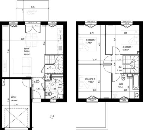 Plan Maison T De M Neuf R Sidence Vert Marine Au Le Crotoy