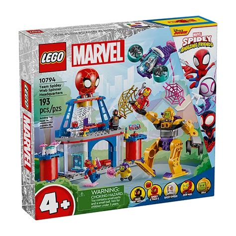 Lego 10794 Team Spidey Web Spinner Hedquarters Spiderman Building Set