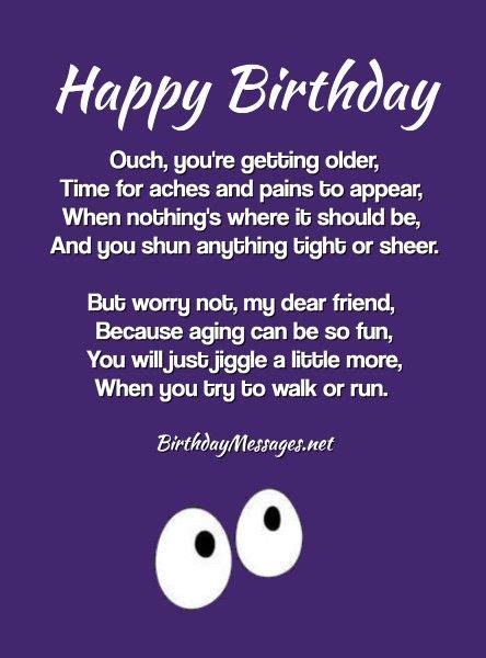 Funny Birthday Poems Funny Birthday Message Ecard Funny Birthday