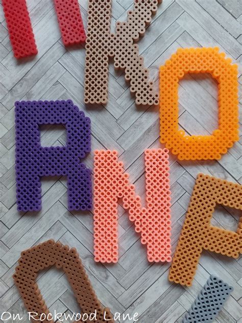 Perler Bead Alphabet Free Pattern