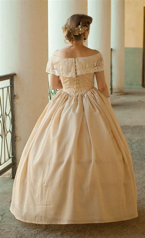 1860s Ball Gown American North South Dress Etsy Artofit