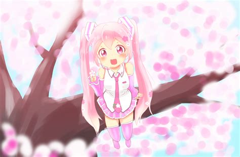 Piaproピアプロイラスト「桜ミク」