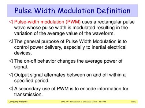 Pulse Width Modulation Pwm Definition