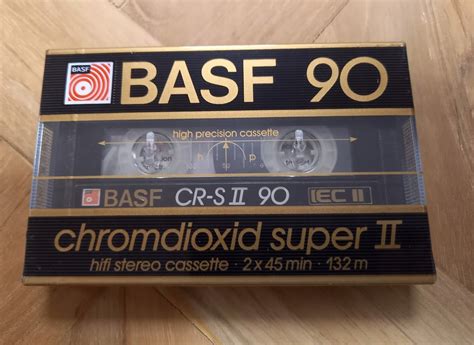 BASF CHROMDIOXID SUPER II 90 Kaseta Magnetofonowa 11838251346