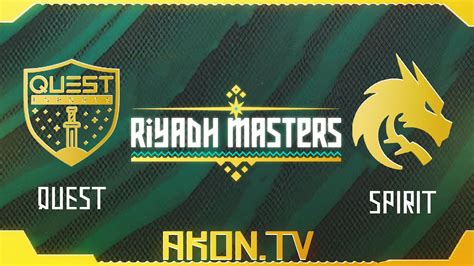 Dota Ru Quest Esports Vs Team Spirit Bo Riyadh Masters