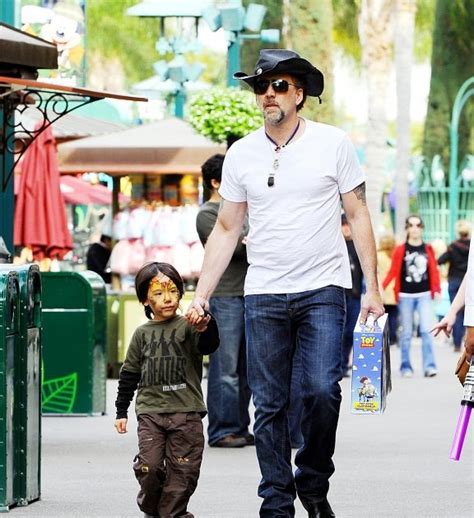 Celebrities Do Disney: Nicolas Cage and Son