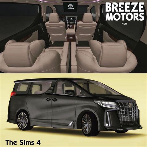 Toyota Alphard The Sims Breeze Motors Sims Gameplay Sims