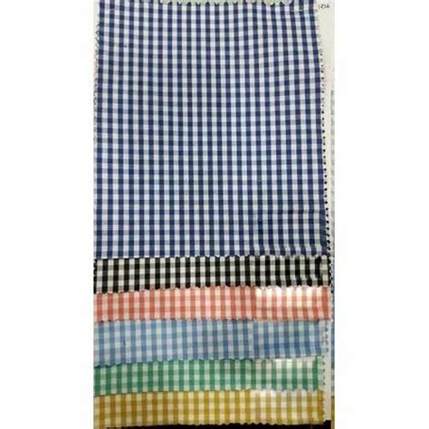 Checks Cotton Shirting Fabric at Rs 150/meter in New Delhi | ID ...