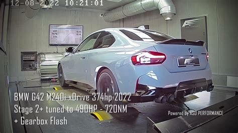 Bmw G42 M240i Xdrive 374hp Stage 2 Tuned To 490hp 720nm Gearbox Powered By Asd