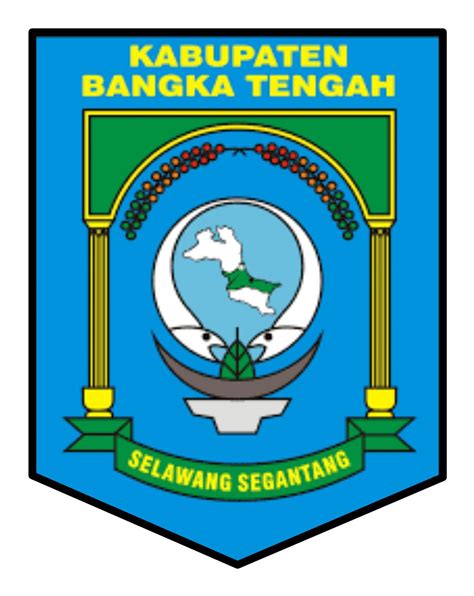 Logo Kabupaten Bangka Tengah INDONESIA Original Terbaru Rekreartive