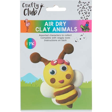 Air Dry Clay Animals | Wilko