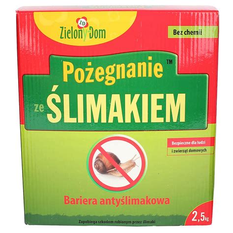 NATURALNY odstraszacz na ŚLIMAKI 2 5 kg bez CHEMII 2437 Cena