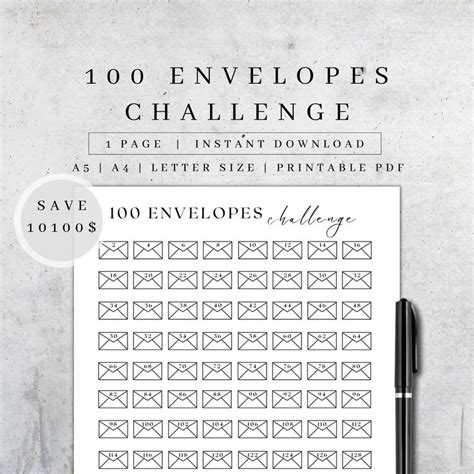 The 100 Envelopes Challenge Is Here To Help You Get Ready For Your Next