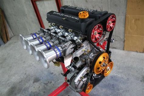 4cyl Twin Cam 16v Toyota Modified Engine ️ Toyota Car Engine