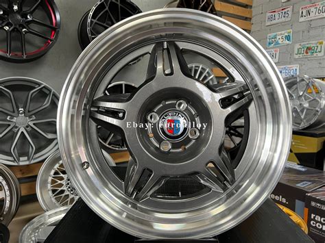 4 X 17 Inch 4x100 Alpina Style Old School Silver Wheels Fits For BMW