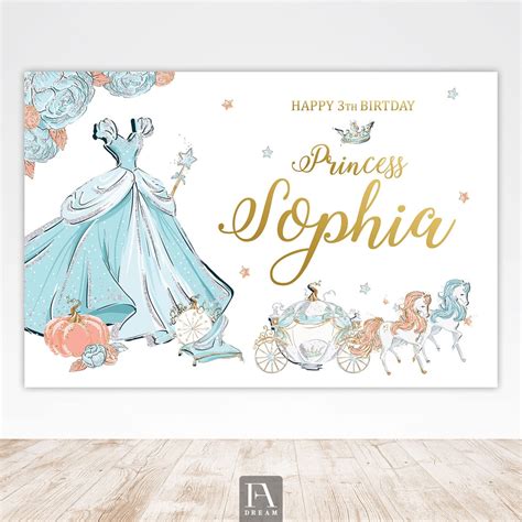 Fairy Tale Backdrop Backdrop Banner Princess Birthday Etsy