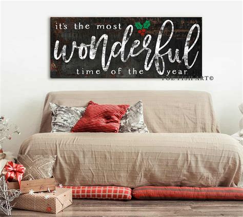 Its The Most Wonderful Time Of The Year Sign Toefishart