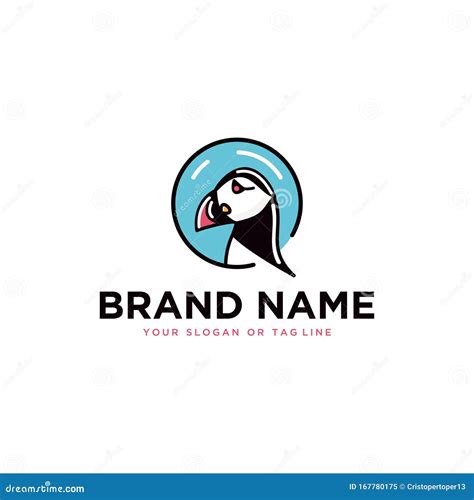 Puffin Logo Vector Template Stock Vector - Illustration of brand ...