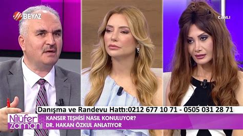 Dr Hakan Özkul kanser tedavisi Beyaz Tv Nilüfer Zamanı kanser tedavisi