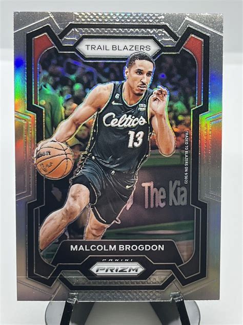 Panini Prizm Malcolm Brogdon Silver Prizm Trailblazers Ebay