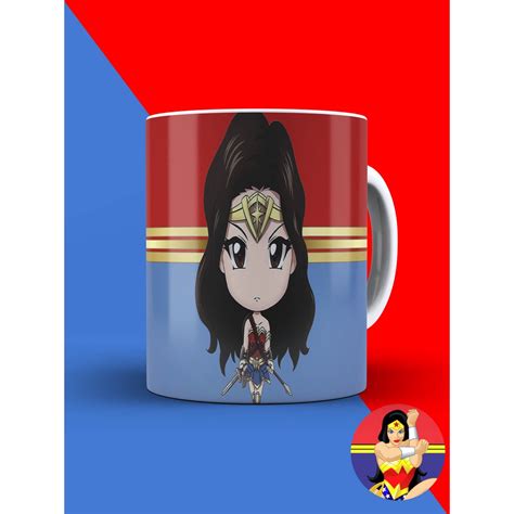 Caneca Mulher Maravilha Personalizada Para Presente Shopee Brasil