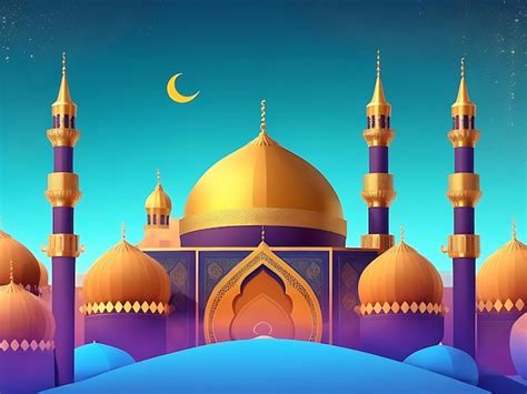 Fondo Isl Mico Adecuado Para Saludos De Eid Muharram Ramadan Ai