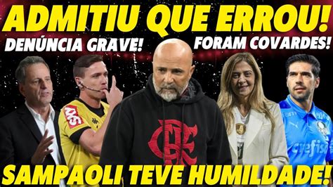 SAMPAOLI TEVE HUMILDADE E ASSUMIU O ERRO COVARDIA DO PALMEIRAS