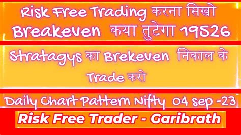 Daily Chart Pattern Sep Risk Free Trader Garibrath Fii S