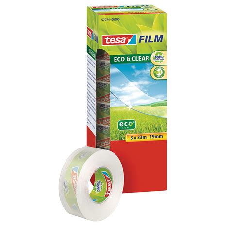 tesa Tesafilm Eco Clear 8 rouleaux 33m x 19mm LDLC Muséericorde