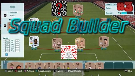 Fifa Ultimate Team Squad Builder Youtube