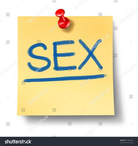 Office Note With The Word Sex Representing Sexuality For Male And Female Health Issues Stock