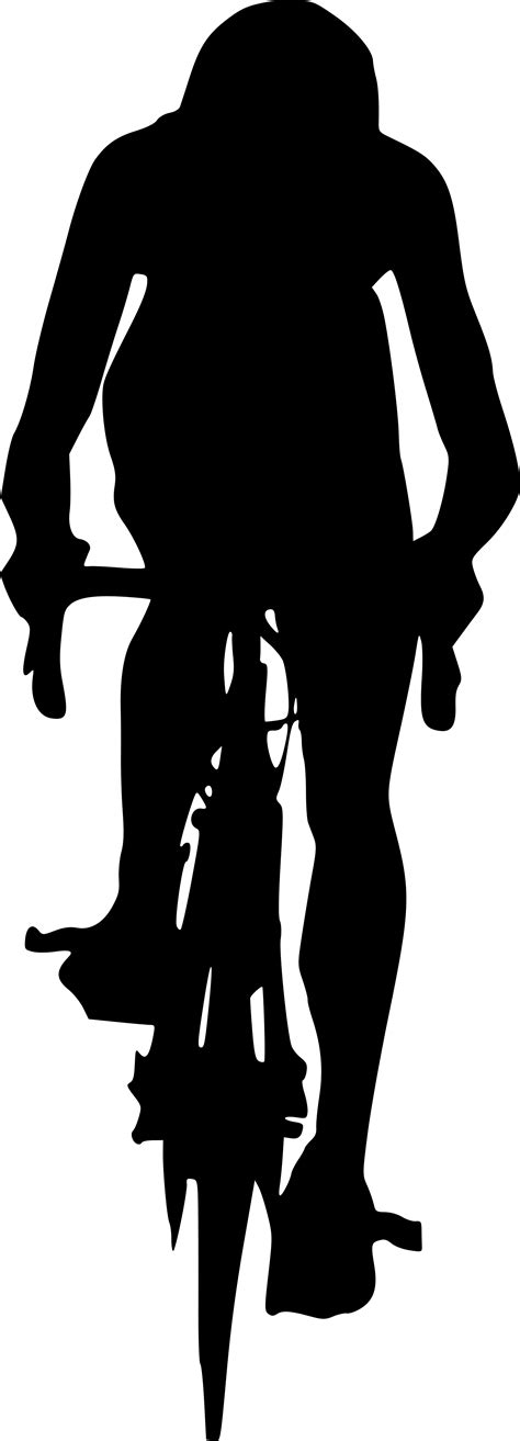 Biking Silhouette Png