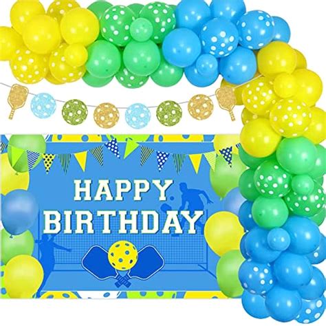 Joymemo Pickleball Birthday Decorations Pickleball Happy Birthday